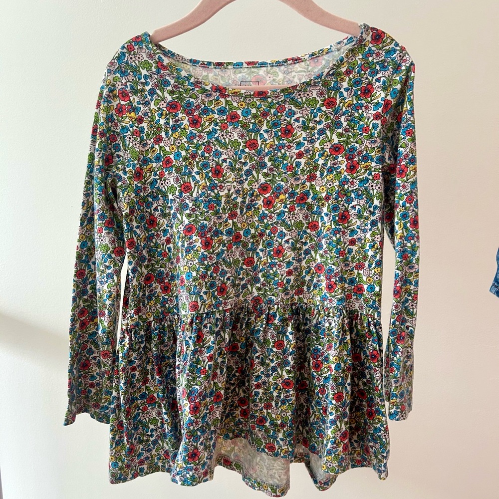 GAP Floral Liberty Print Girls Top